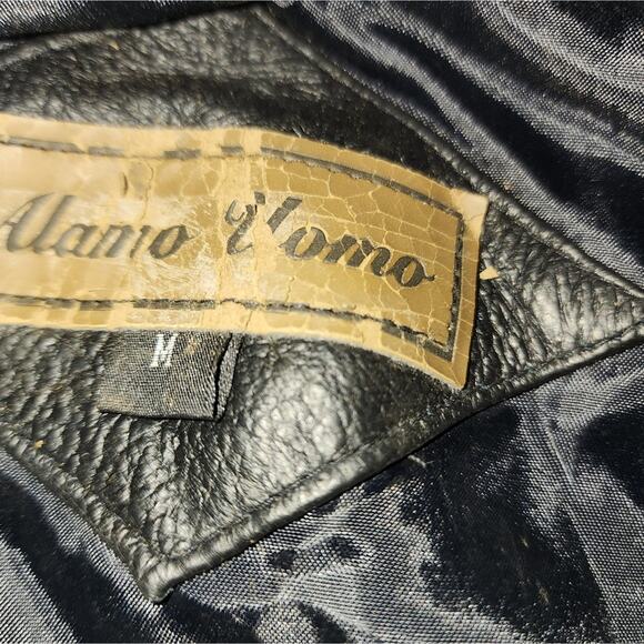 ALAMO UOMO. NWT WOMENS SIZE MEDIUM 100% LEATHER JACKET COAT - Picture 4 of 8